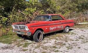 1965 Ford "Super Falcon" Futura Is a Retired Dragster, Proudly Shows Battle Scars