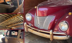 1965 Volkswagen Beetle Woodie Conversion Is a Different Type of Barn Find
