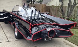 1966 Batmobile Replica Took 9 Years to Build, Texan Batman Fan Proud of His Work