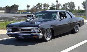 1966 Chevelle SS Does Badass Burnouts With 565 Blown Big-Block