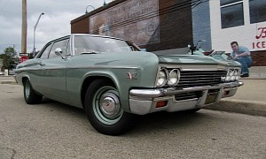 1966 Chevrolet Bel Air Hides Massive Power Under the Hood, Impressive Bad Boy