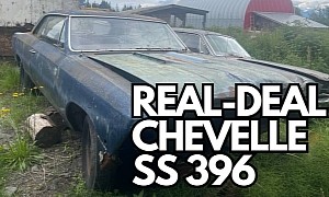 1966 Chevrolet Chevelle SS Rotting Away in a Yard Has Something Unexpected Under the Hood