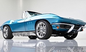 1966 Chevrolet Corvette Blue Diamond Is a Pro-Touring Boss, Unused LS7 and More on Deck