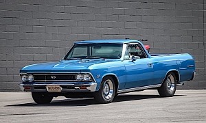 1966 Chevrolet El Camino Comes With Its Own Minibike Out Back