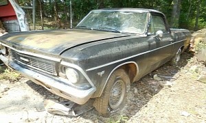 1966 Chevrolet El Camino Turns This Junkyard into a Rust Bucket Catwalk