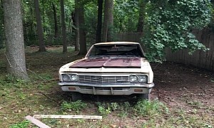 1966 Chevrolet Impala Parked in a Forest Hopes Nobody Looks Under the Hood, Goes for Cheap