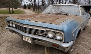 1966 Chevrolet Impala SS Saved From a Barn, Has Been Sleeping for 23 Years