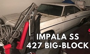 1966 Chevrolet Impala SS Sitting in a Garage Hides Small-Block and Big-Block Surprises