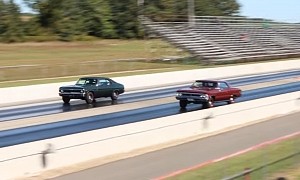 1966 Chevy Chevelle SS L78 Drags 1969 Chevrolet Nova SS L78, Winner Takes All