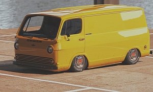 1966 Chevy Van "Yellow Racer" Looks Like the Ultimate Sleeper