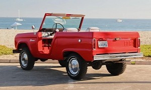 1966 Ford Bronco Roadster Looks Right at Home in California, Offered at No Reserve