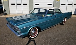 1966 Ford Galaxie Barn Find Is a Solid Classic with an Amateur Paint Job