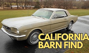 1966 Ford Mustang Pulled From a Barn in California Is a Rust-Free Surprise