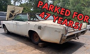 1966 Lincoln Continental Parked for Nearly 50 Years Begs for Full Restoration