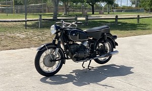 1967 BMW R69S Comes Out to Play, Flexes Numbers-Matching Powerplant