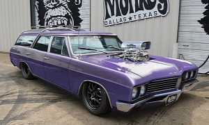 1967 Buick Sport Wagon Goes From Patina to Blown Monster in Digital Restomod