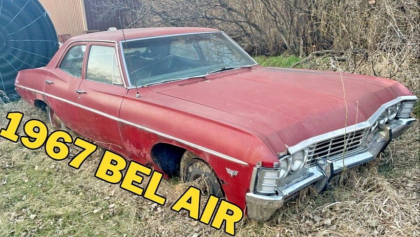 1967 Chevy Bel Air barn find