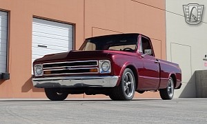 1967 Chevrolet C10 Hides a Big-Block Surprise Under the Candy Apple Red Shimmer