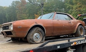 1967 Chevrolet Camaro Barn Find Comes with a Mysterious Detail Under the Hood