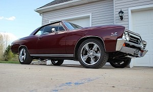 1967 Chevrolet Chevelle SS Looks Imposing on Perfectly Matched 18-Inch Wheels