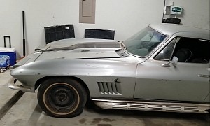 1967 Chevrolet Corvette Spent 50 Years in a Barn, Mysterious V8 Comes Back to Life