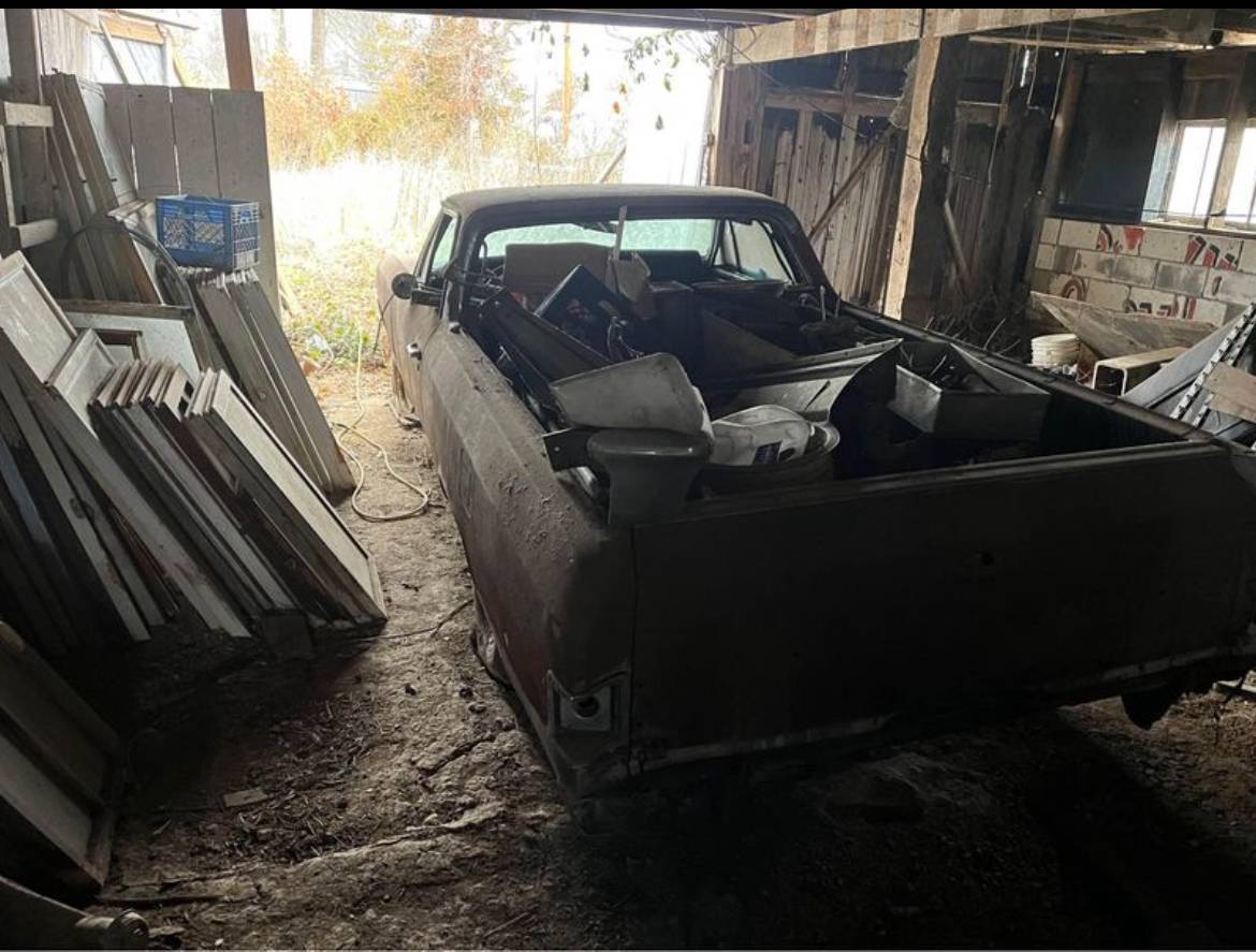 1967 Chevrolet El Camino Disassembled in 1986 Is a Different Type of Barn Survivor