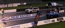 1967 Chevy Camaro Drags Jeep Trackhawk and Frame-Twisting Chevy S-10, Wins All