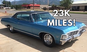 1967 Chevy Caprice Stored in a Garage Since 1975 Returns in Impressive Shape, 23K Miles