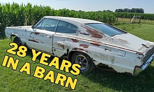 1967 Dodge Charger Is a Barn Survivor, Recovered After 28 Years