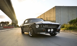 1967 Eleanor Mustang Shining in the Sunset
