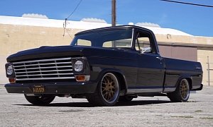 1967 Ford F-100 Coyote V8 Pro-Touring Truck Roasts Tires Better Than Hauling Hay
