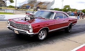 1967 Ford Galaxie 500 Flexes Big Blower, Sounds Like Thunder