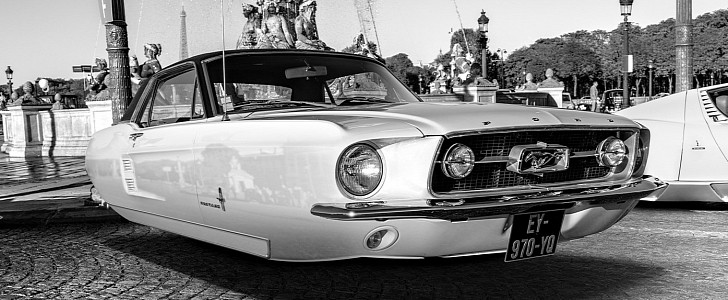 1967 Ford Mustang flying car