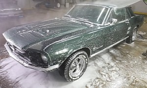 1967 Ford Mustang Gets First Wash in Years, Morphs Into Beautiful Survivor