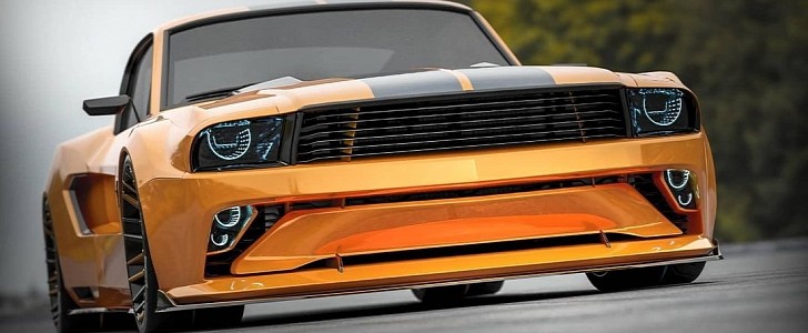 Ford Mustang rendering