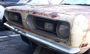 1967 Plymouth Barracuda Parked for 40 Years Flexes Original Engine, Unique Patina