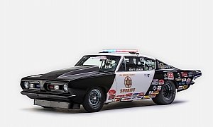 1967 Plymouth Barracuda Police Race Car Was Made by Actual Cops