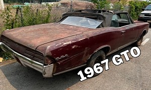 1967 Pontiac GTO Convertible Mixes a Mysterious Engine With Barn Rust