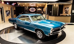 1967 Pontiac GTO Looks Impeccable in Tyrol Blue, 455 Stroker V8 Makes 500 HP