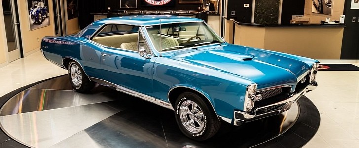 1967 Pontiac Gto Looks Impeccable In Tyrol Blue 455 Stroker V8 Makes
