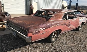 1967 Pontiac GTO Sitting for Years Survived the Vandals, Engine Turns Over