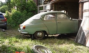 1967 Saab 96 Sees Daylight After 36 Years, Took Barn Life Like a Champ