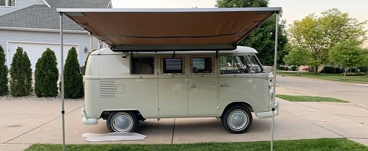 1967 Volkswagen Type 2 Camper for sale on Bring a Trailer