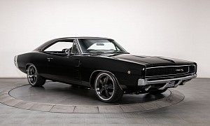 1968 Charger Is a Numbers-Matching, All-Black Restomod Affair With a Matching Price Tag