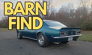 1968 Chevrolet Camaro Pulled From a Barn Hides a Secret Under the SS Tags