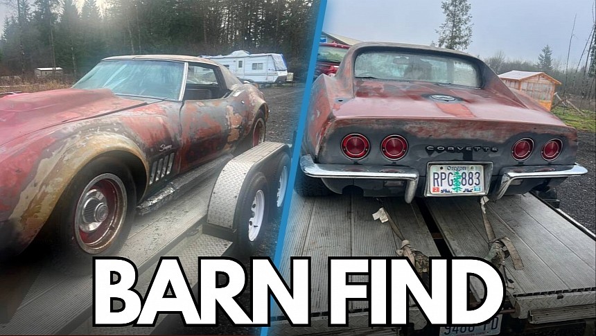 1968 Chevy Corvette barn find
