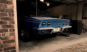 1968 Chevrolet Corvette Locked in a Basement Emerges With 1980s-Style Mods