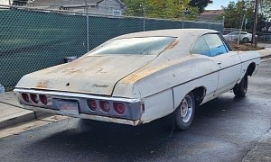 1968 Chevrolet Impala Flexes Barn Find Vibes, Long-Term Storage Rust on Display