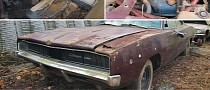 1968 Dodge Charger Abandoned for 40 Years Gets Second Chance at Life