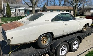 1968 Dodge Charger Comes Out of Storage After 40 Years, Flexes Original V8